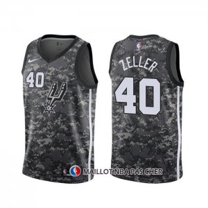 Maillot San Antonio Spurs Tyler Zeller Ville Camuflaje