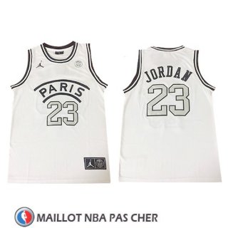 Maillot Aj X Psg Jordan No 23 Blanc