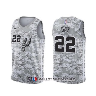 Maillot San Antonio Spurs Rudy Gay Earned Camuflaje