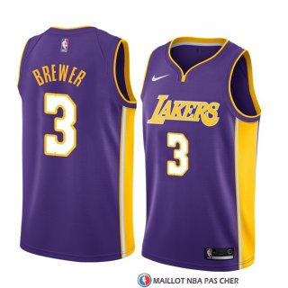 Maillot Los Angeles Lakers Corey Brewer Statement 2018 Volet