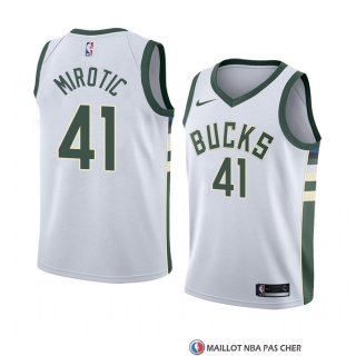 Maillot Milwaukee Bucks Nikola Mirotic Association 2018 Blanc