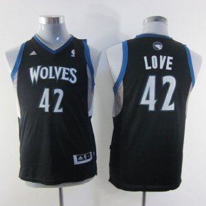 Maillot Enfant de Noir Love Minnesota Timberwolves Revolution 30