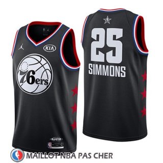 Maillot All Star 2019 Philadelphia 76ers Ben Simmons Noir