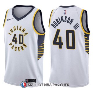 Maillot Indiana Pacers Glenn Robinson Iii Association 40 2017-18 Blanc