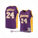 Maillot Enfant Los Angeles Lakers Kobe Bryant NO 24 Mitchell & Ness 2008-09 Volet