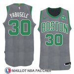 Maillot Noel 2018 Boston Celtics Guerschon Yabusele No 30 Vert