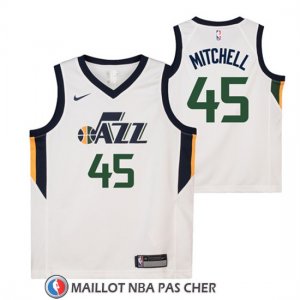 Maillot Enfant Jazz Donovan Mitchell 45 Association 2017-18 Noir