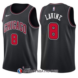 Maillot Chicago Bulls Zach Lavine Statement 8 2017-18 Noir