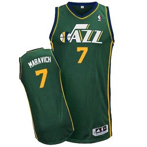 Maillot Retro Jazz Maravich 7 Vert