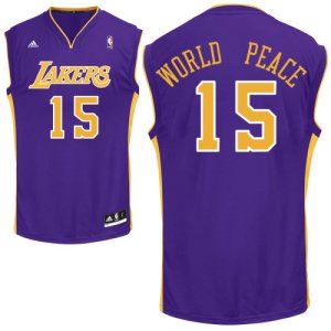Maillot Pourpre WorldPeace Los Angeles Lakers Revolution 30