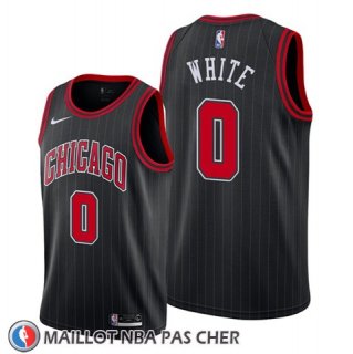 Maillot Chicago Bulls Coby White Statement Edition Noir