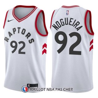 Maillot Tornto Raptors Lucas Nogueira Association 92 2017-18 Blanc