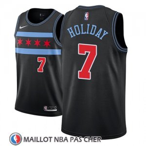 Maillot Chicago Bulls Justin Holidaybullsciudad 2018-19 Noir
