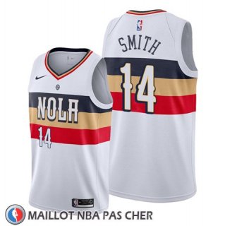 Maillot New Orleans Pelicans Jason Smith Earned Blanc