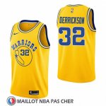 Maillot Golden State Warriors Marcus Derrickson Hardwood Classic 2018-19 Jaune