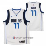 Maillot Enfant Dallas Mavericks Luka Doncic NO 77 Association Blanc