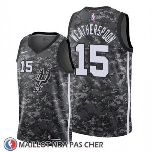 Maillot San Antonio Spurs Quinndary Weatherspoon Ville 2019-20 Camuflaje