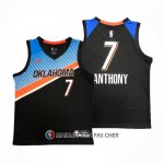Maillot Oklahoma City Thunder Carmelo Anthony NO 7 Ville 2020-21 Noir