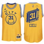 Maillot Retro City Bus Warriors Ezeli 31 Jaune