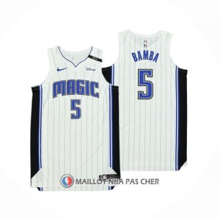Maillot Orlando Magic Mohamed Bamba NO 5 Icon Authentique 2019-20 Blanc