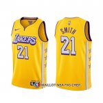 Maillot Los Angeles Lakers J.r. Smith Ville 2020 Jaune