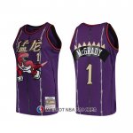 Maillot Tornto Raptors Tracy McGrady Mitchell & Ness 1998-99 Volet