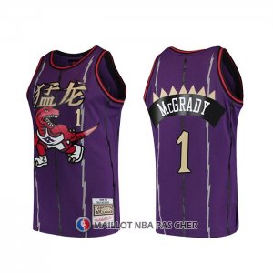 Maillot Tornto Raptors Tracy McGrady Mitchell & Ness 1998-99 Volet