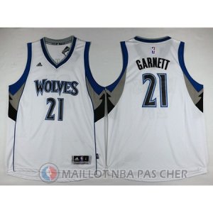 Maillot Minnesota Timberwolves Garnett #21 Blanc