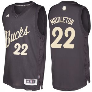 Maillot Navidad 2016 Khris Middleton Bucks 22 Noir
