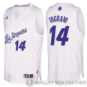 Maillot Ingramk Los Angeles Lakers Noel #14 Blanc