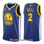 Maillot Golden State Warriors Jordan Bell Icon 2 2017-18 Bleu