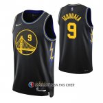 Maillot Golden State Warriors Andre Iguodala NO 9 Ville 2021-22 Noir Maillot Golden State Warriors Andre Iguodala NO 9 Ville 2021-22 Noir