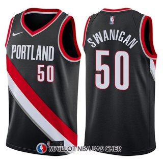 Maillot Portland Trail Blazers Caleb Swanigan Icon 50 2017-18 Noir