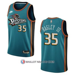 Maillot Detroit Pistons Marvin Bagley III NO 35 Classic 2022-23 Vert