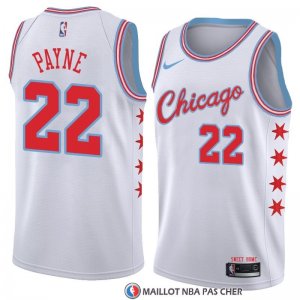 Maillot Chicago Bulls Cameron Payne Ville 2018 Blanc