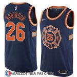 Maillot New York Knicks Mitchell Robinson Ciudad 2018 Bleu