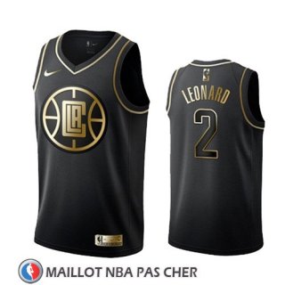 Maillot Golden Edition Los Angeles Clippers Kawhi Leonard Noir