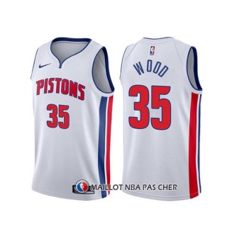 Maillot Detroit Pistons Christian Wood Association Blanc