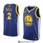 Maillot Golden State Warriors Jordan Bell Finals Bound 2 Icon 2017-18 Bleu
