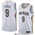 Maillot New Orleans Pelicans Rajon Rondo Association 2018 Blanc