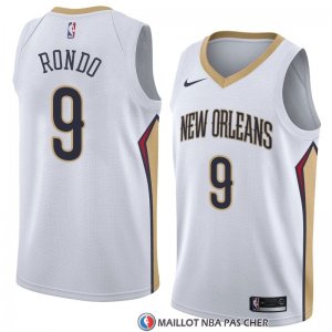Maillot New Orleans Pelicans Rajon Rondo Association 2018 Blanc