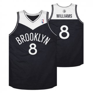 Maillot retro de Noir Williams Brooklyn Nets Revolution 30