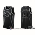 Maillot San Antonio Spurs Zach Collins NO 23 Classic 2022-23 Noir