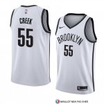 Maillot Brooklyn Nets Mitch Creek Association 2018 Blanc