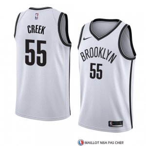 Maillot Brooklyn Nets Mitch Creek Association 2018 Blanc