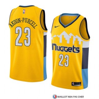 Maillot Denver Nuggets Devaughn Akoon-purcell Statement 2018 Jaune