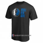Maillot Manche Courte Dallas Mavericks Whole New Game Noir