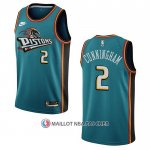 Maillot Detroit Pistons Cade Cunningham NO 2 Classic 2022-23 Vert