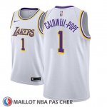 Maillot Los Angeles Lakers Kentavious Caldwell-pope No 1 Association 2018-19 Blanc