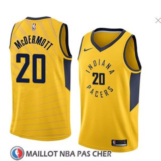 Maillot Indiana Pacers Doug Mcdermott No 20 Statement 2018 Jaune